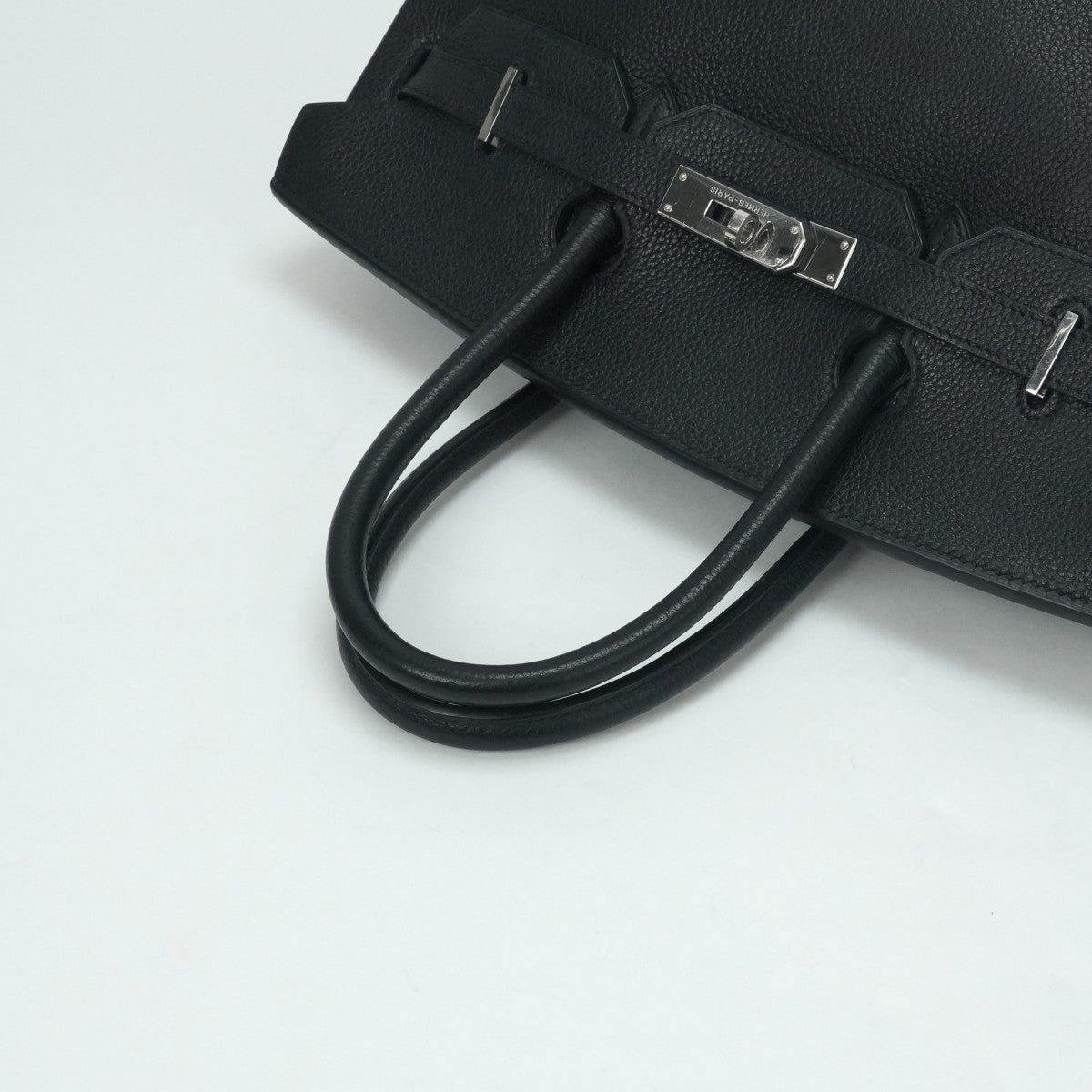 HERMES 爱马仕 Birkin 35 Birkin 35 手提袋多哥黑色银色硬件