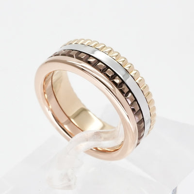 BOUCHERON Boucheron Quatre Classic Ring Small Quatre ring Quatre Classic Ring 750黄金粉红色白色金色黄金棕色黄金黄金白色金色粉红色棕色棕色PVD