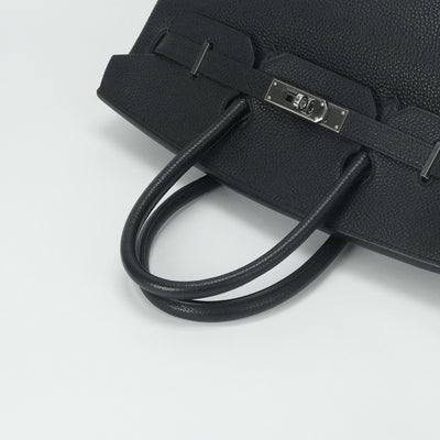 エルメス HERMES バーキン35 バーキン 35 バッグ トートバッグ トゴ ノワール ブラック 黒 シルバー金具