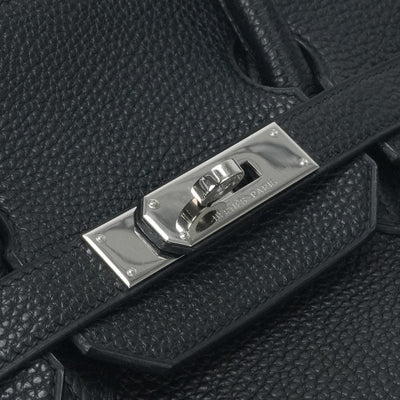 HERMES 爱马仕 Birkin 35 Birkin 35 手提袋多哥黑色银色硬件