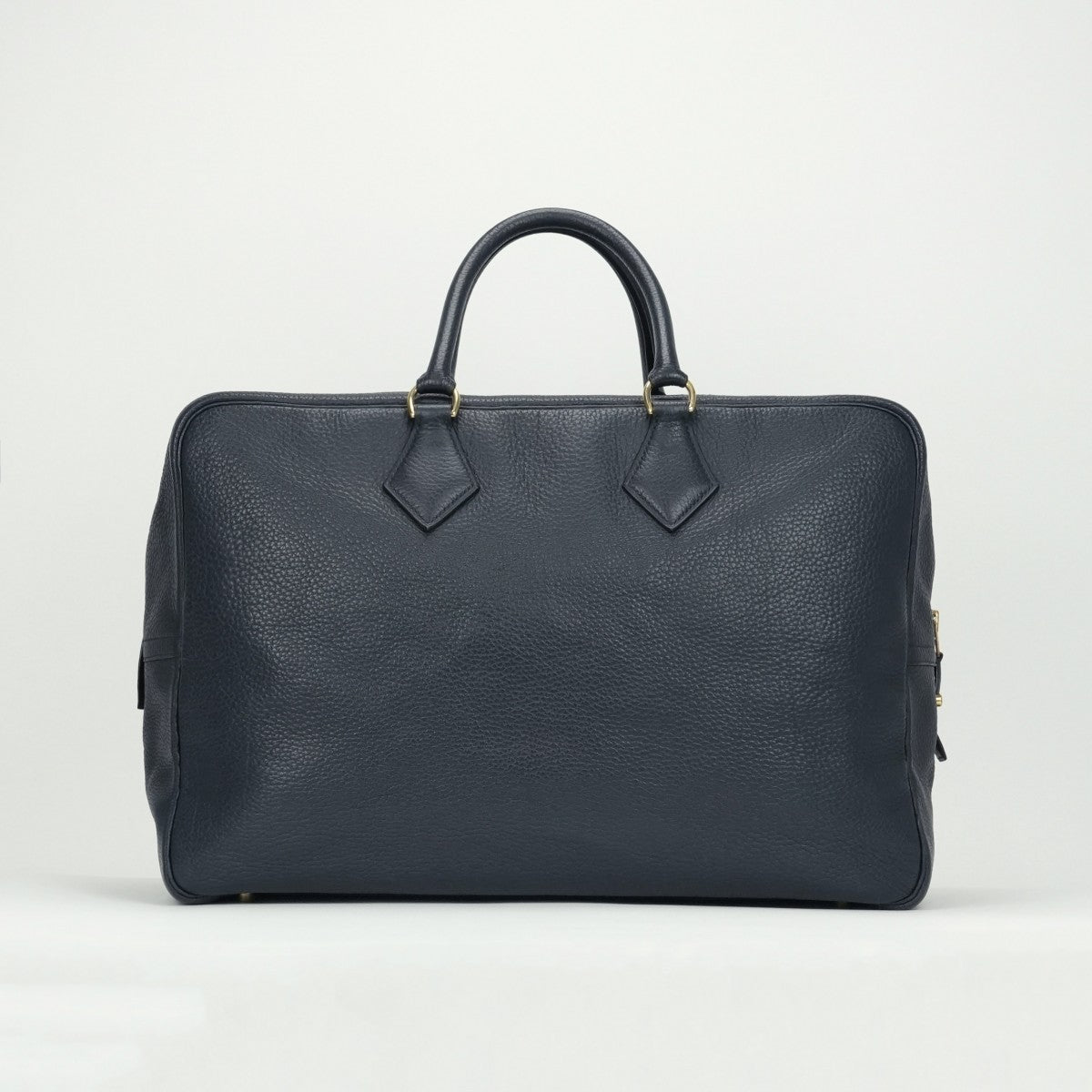 HERMES HERMES Plum 45 Plume 45 bags, tote bags, Ardennes, blue indigo, navy, blue, navy, gold fittings