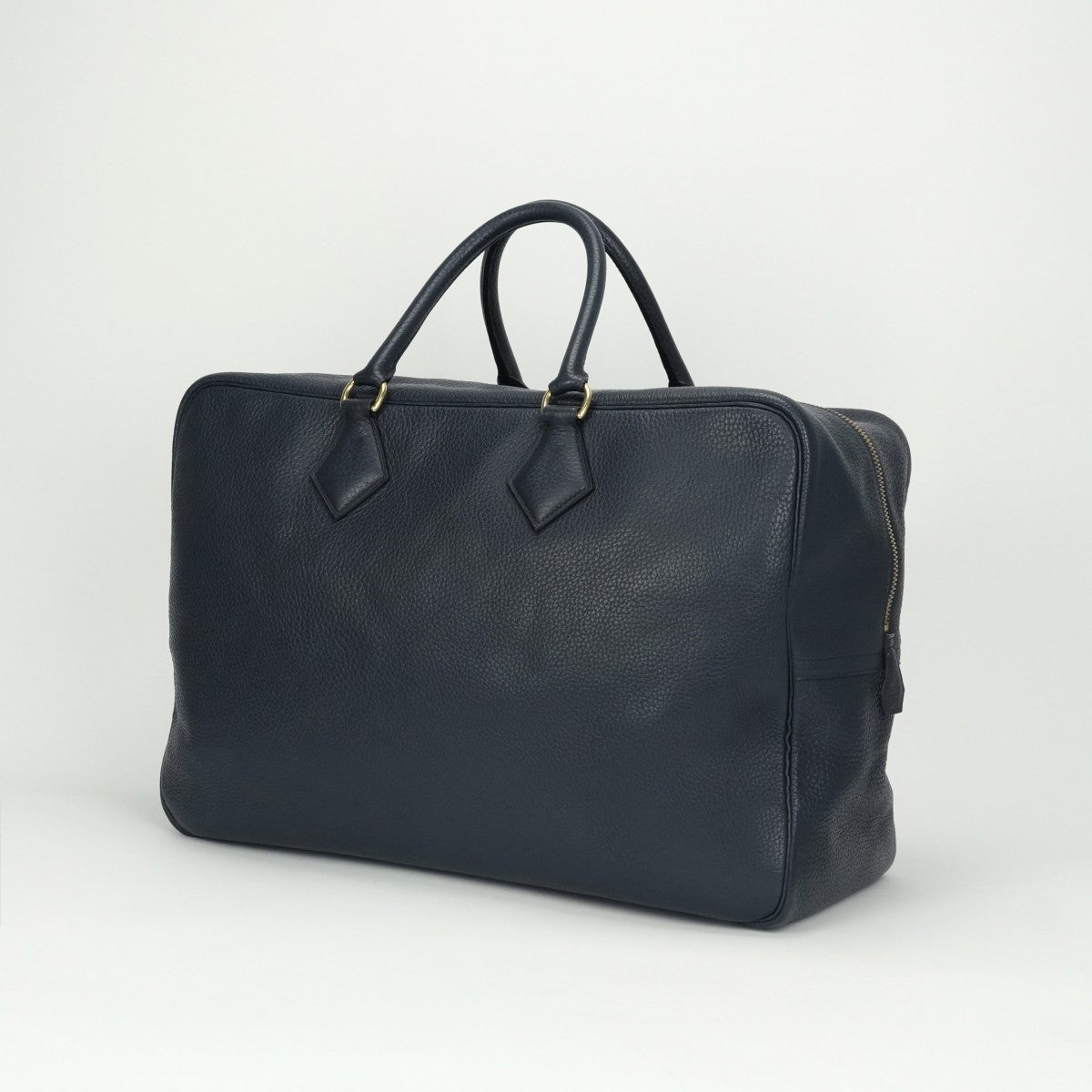 HERMES HERMES Plum 45 Plume 45 bags, tote bags, Ardennes, blue indigo, navy, blue, navy, gold fittings