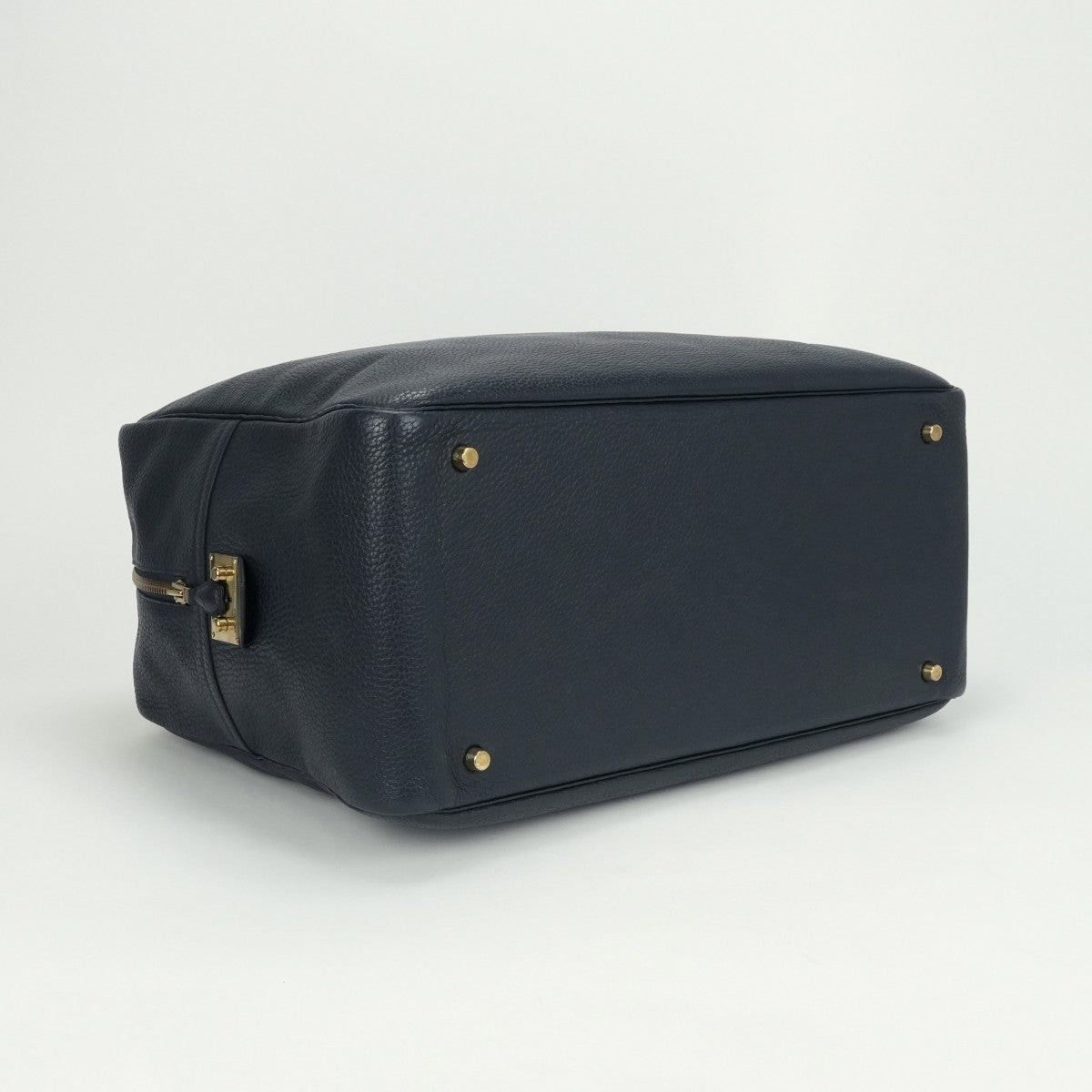 HERMES HERMES Plum 45 Plume 45 bags, tote bags, Ardennes, blue indigo, navy, blue, navy, gold fittings