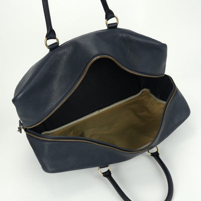 HERMES HERMES Plum 45 Plume 45 bags, tote bags, Ardennes, blue indigo, navy, blue, navy, gold fittings