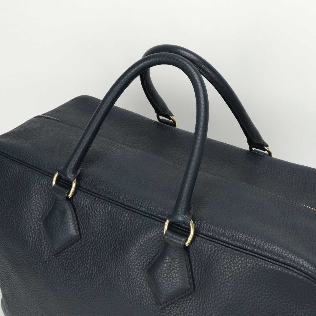 HERMES HERMES Plum 45 Plume 45 bags, tote bags, Ardennes, blue indigo, navy, blue, navy, gold fittings