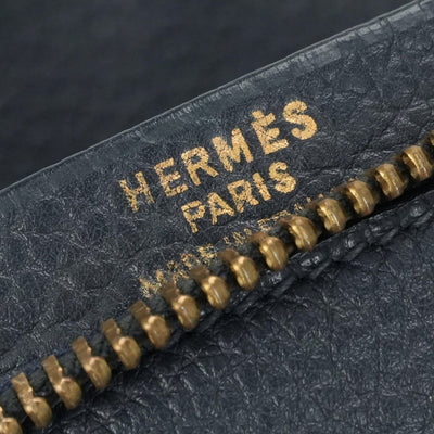 HERMES HERMES Plum 45 Plume 45 bags, tote bags, Ardennes, blue indigo, navy, blue, navy, gold fittings