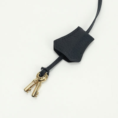HERMES HERMES Plum 45 Plume 45 bags, tote bags, Ardennes, blue indigo, navy, blue, navy, gold fittings