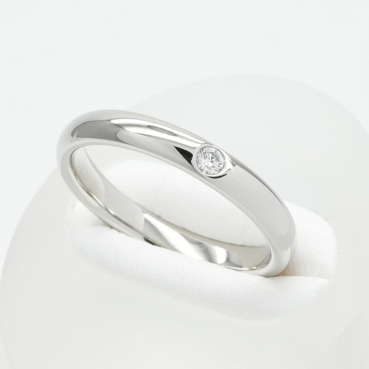 HARRY WINSTON 哈利·温斯顿圆形切割婚姻圆形切割婚姻戒指经典钻石乐队戒指pt950银婚礼戒指婚礼
