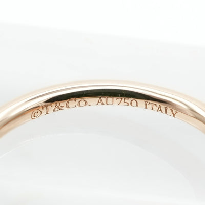 Tiffany & Co. TIFFANY&Co. Diamond Wire Ring T Wire Tiffany & Co. T-ring 750PG pink gold diamond ring rose gold