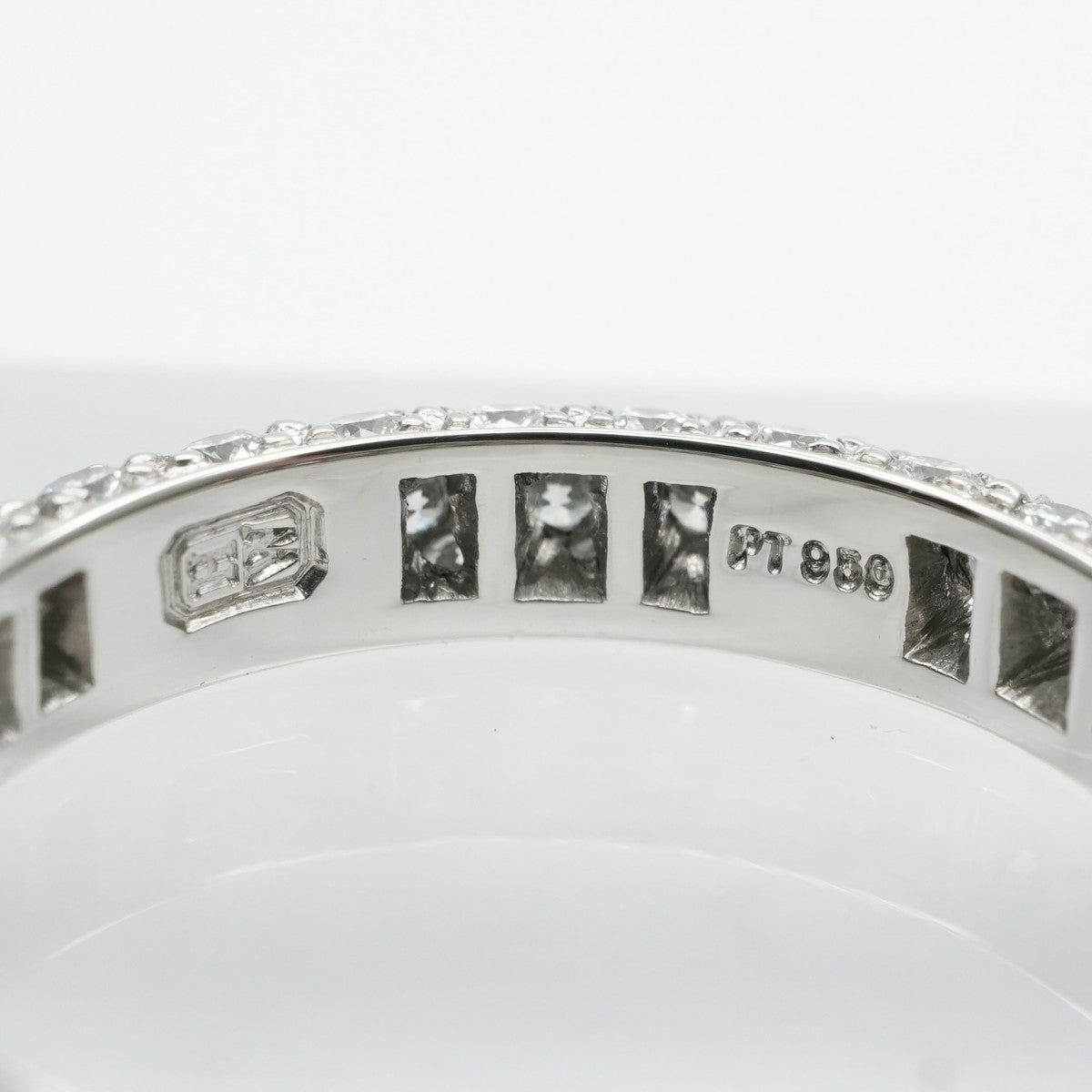 HARRY WINSTON 哈里·温斯顿戒指PT950银色全永恒戒指铂金
