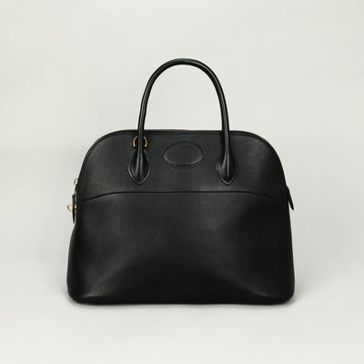 HERMES 爱马仕 Bolide 35 Bolide 35 袋，手提袋，gulliver黑色，黑色，金色配件