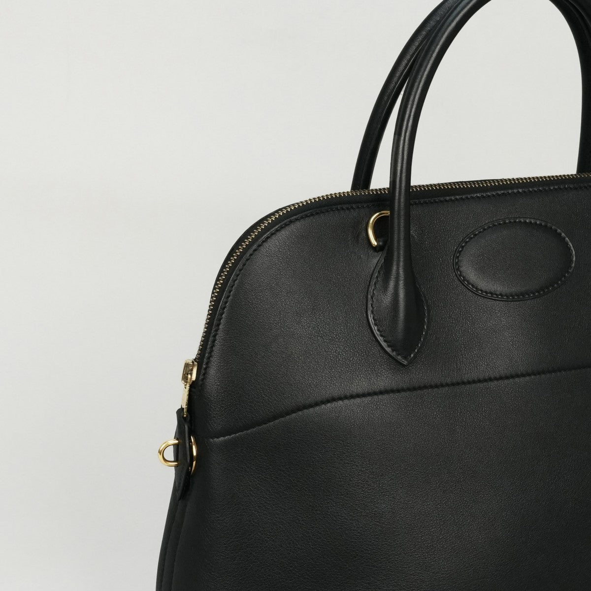HERMES 爱马仕 Bolide 35 Bolide 35 袋，手提袋，gulliver黑色，黑色，金色配件