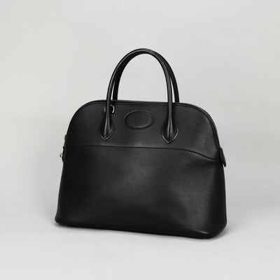 HERMES 爱马仕 Bolide 35 Bolide 35 袋，手提袋，gulliver黑色，黑色，金色配件
