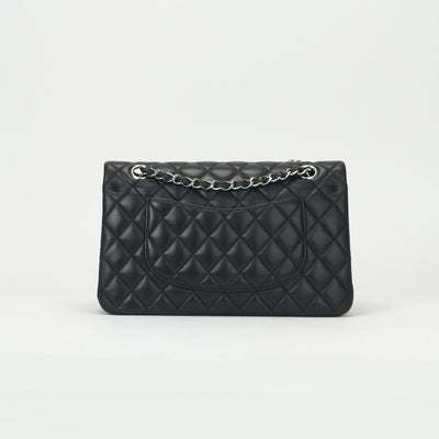 シャネル CHANEL マトラッセ ダブルフラップ Wフラップ ダブルチェーン Wチェーン バッグ トートバッグ ショルダーバッグ ラムスキン ブラック 黒 シルバー金具