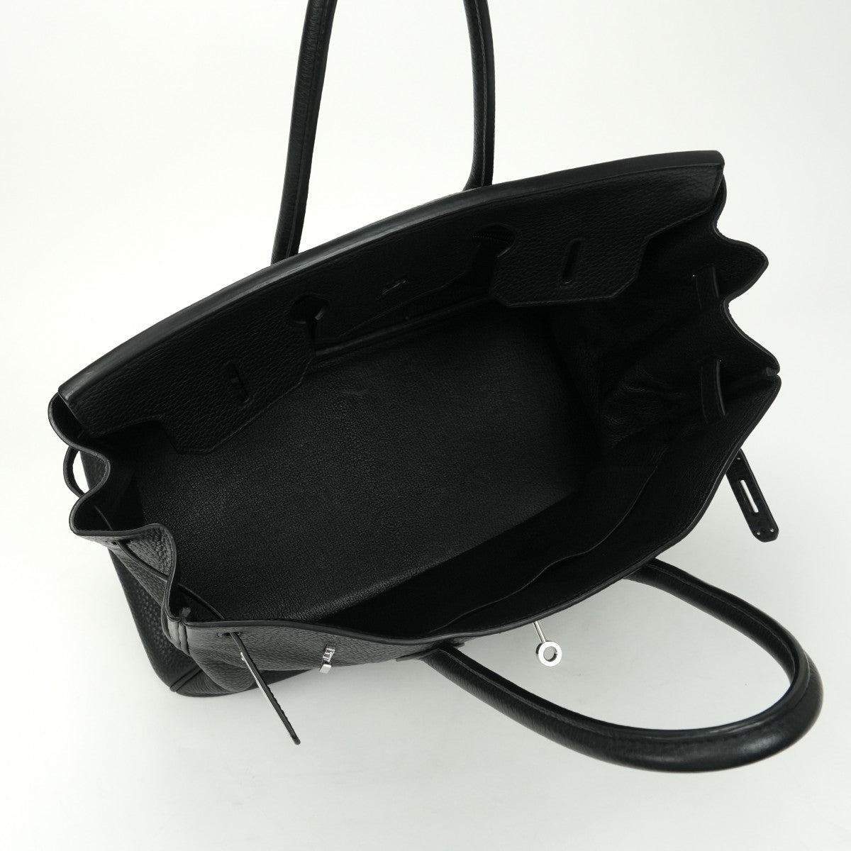 HERMES HERMES Birkin 35 Birkin 35 Tote bag Toryon Clemence Noir Black Silver Metal Fittings Handbag