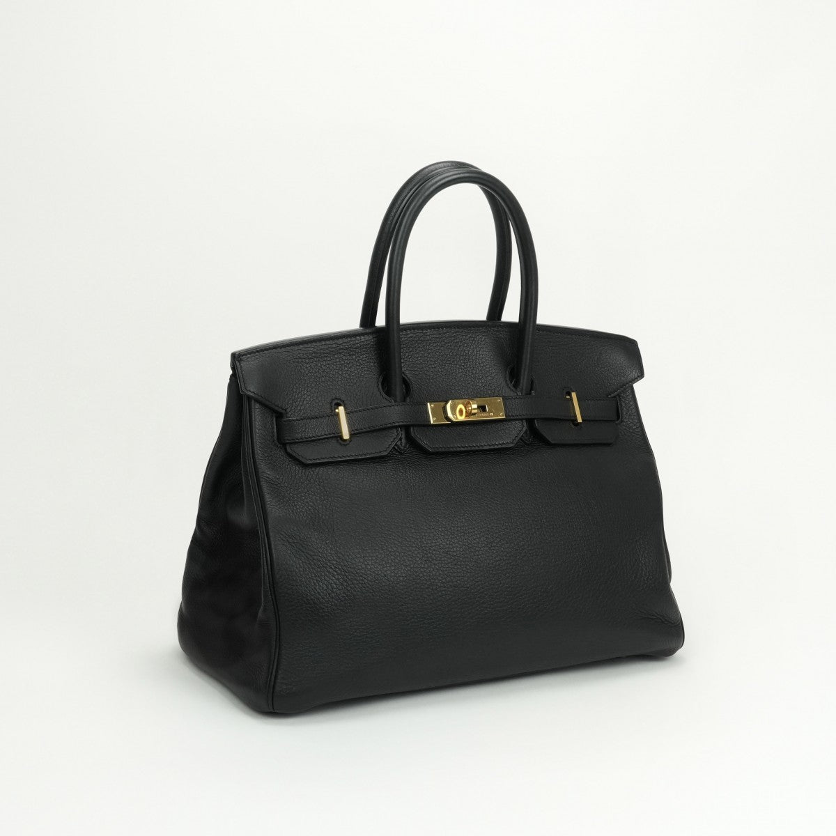 HERMES HERMES Birkin 35 Birkin 35 Tote bag Togo Noir Noir Black Black Gold hardware Birkin Togo tote bag