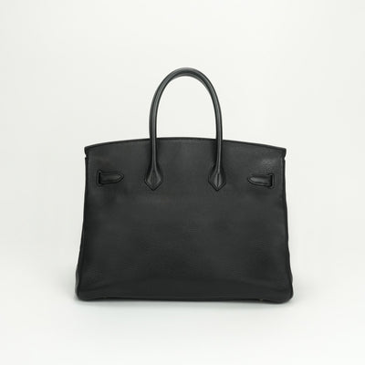 HERMES HERMES Birkin 35 Birkin 35 Tote bag Togo Noir Noir Black Black Gold hardware Birkin Togo tote bag