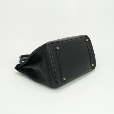 HERMES HERMES Birkin 35 Birkin 35 Tote bag Togo Noir Noir Black Black Gold hardware Birkin Togo tote bag