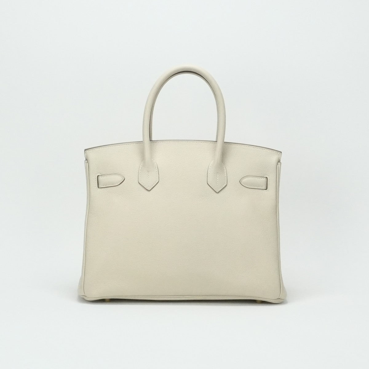 HERMES 爱马仕 Birkin 30 Birkin 30 袋子手提袋dogo cre白色白金硬件