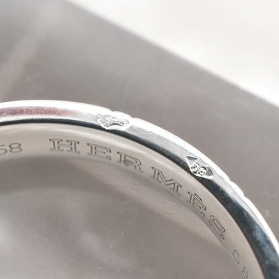エルメス HERMES キリム キリムリング リング 指輪 750WG シルバー ホワイトゴールド　指輪