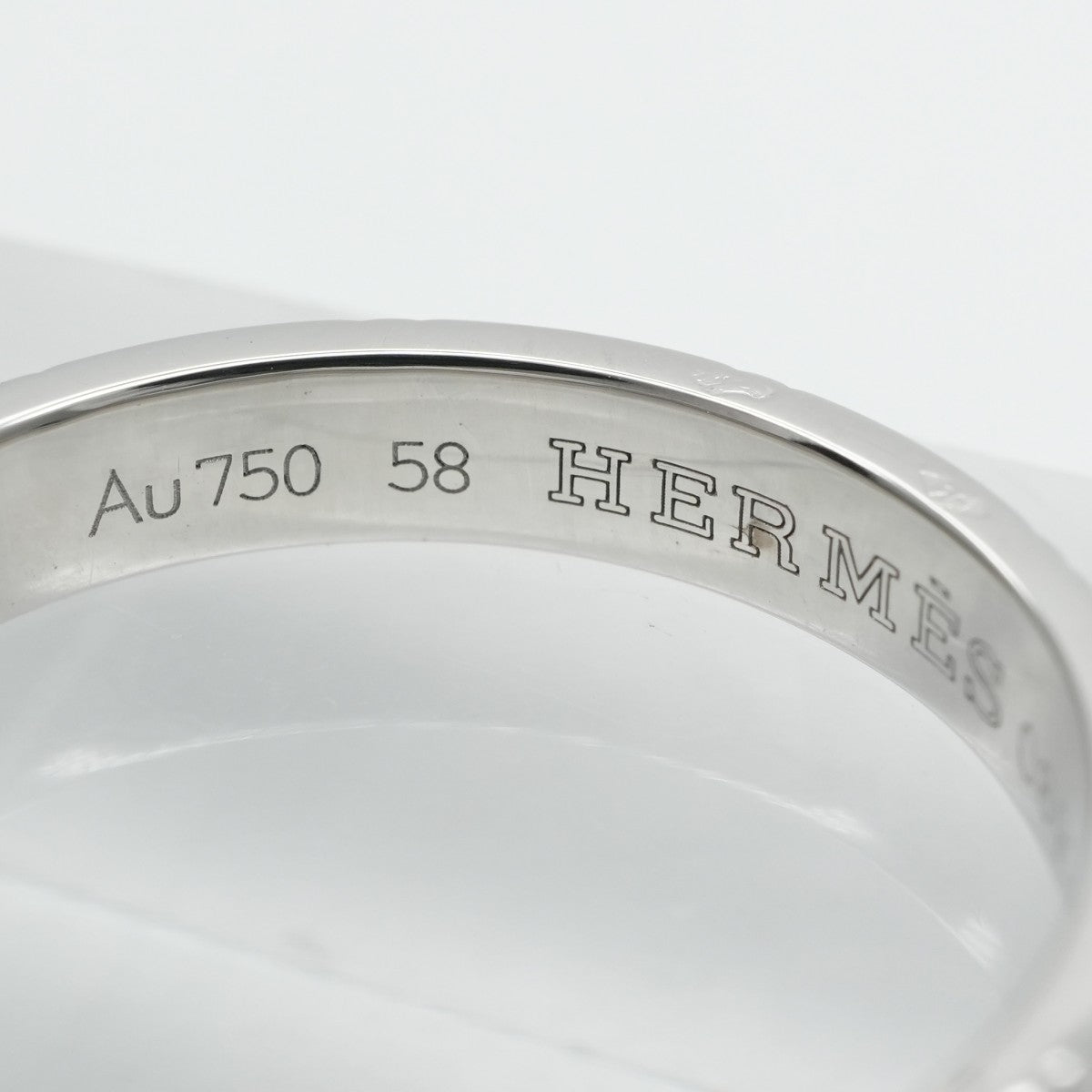 エルメス HERMES キリム キリムリング リング 指輪 750WG シルバー ホワイトゴールド　指輪