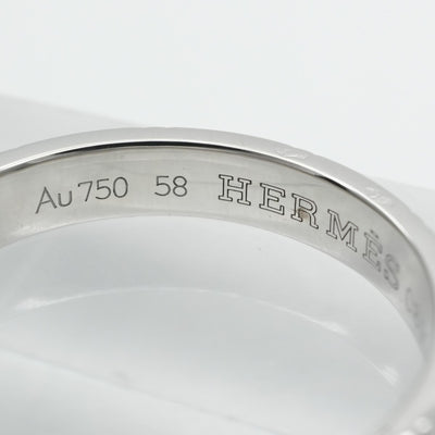 エルメス HERMES キリム キリムリング リング 指輪 750WG シルバー ホワイトゴールド　指輪
