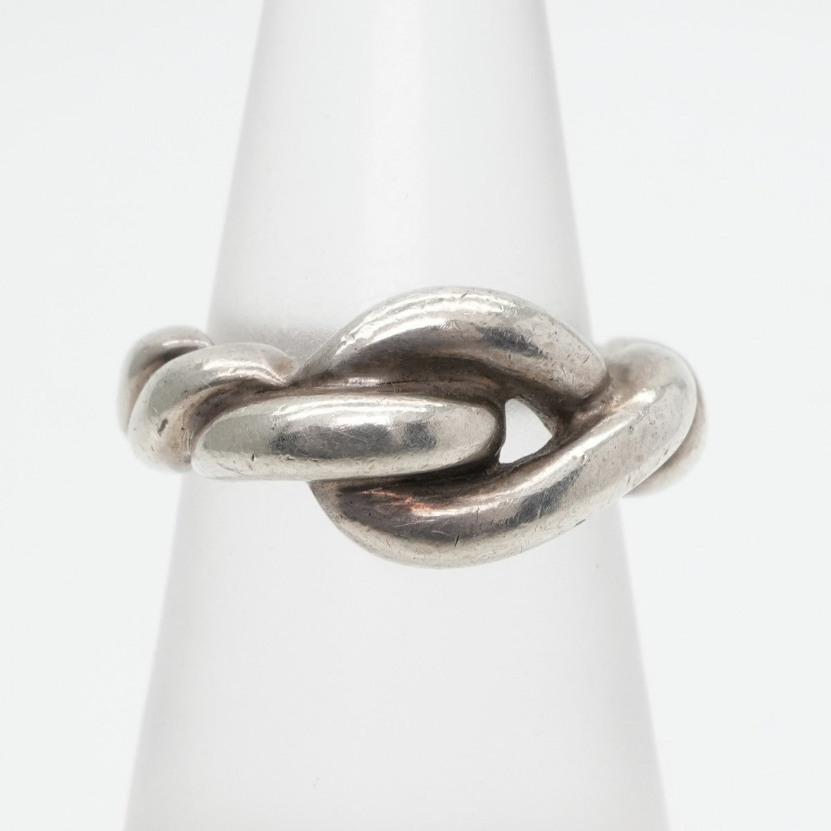 HERMES Hermes Torsade Torsade Ring 925 Silver Antique Rare Silver Holemark