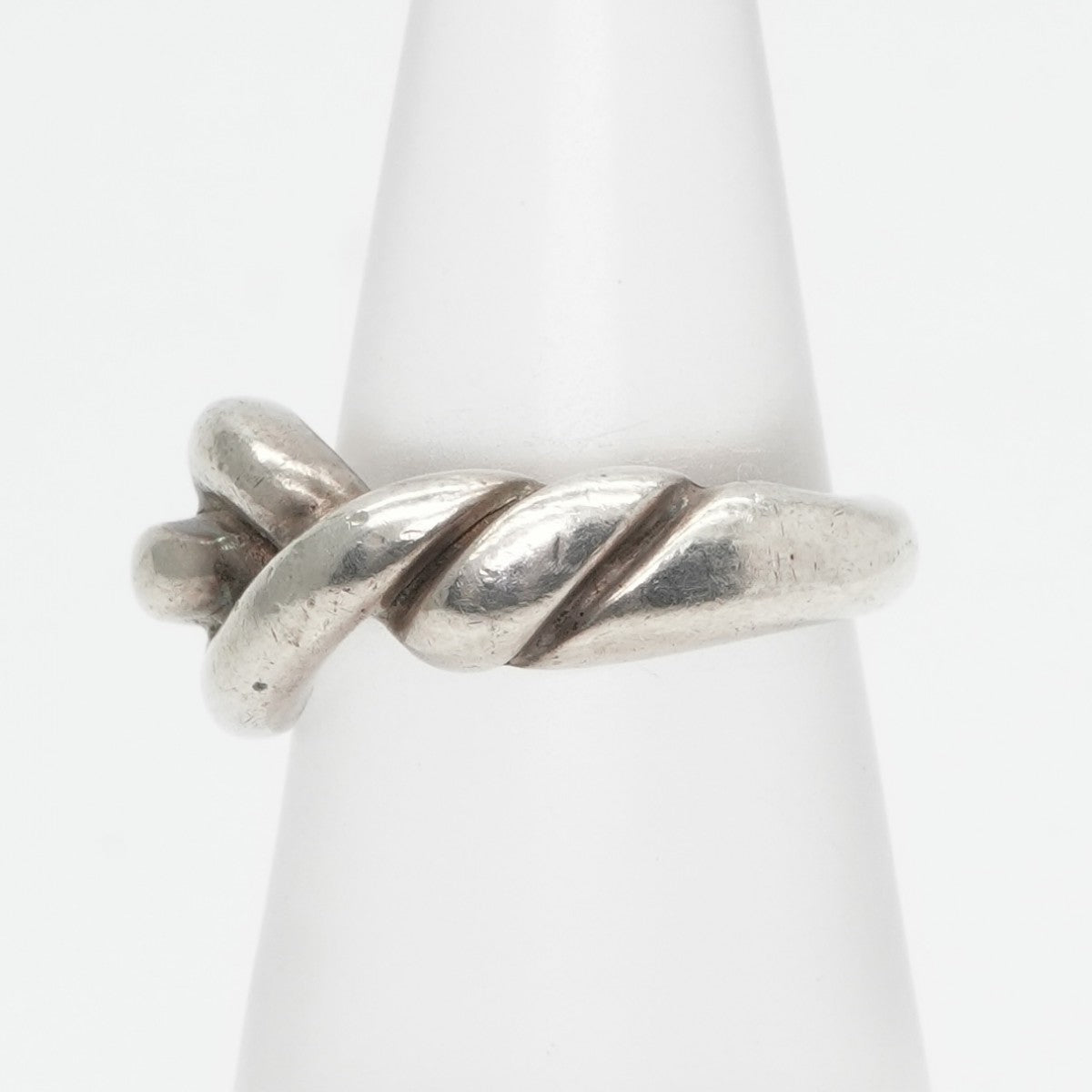 HERMES Hermes Torsade Torsade Ring 925 Silver Antique Rare Silver Holemark