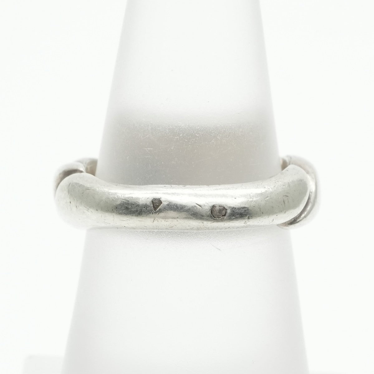HERMES Hermes Torsade Torsade Ring 925 Silver Antique Rare Silver Holemark