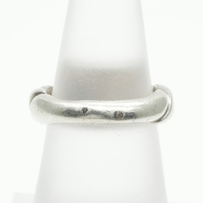 HERMES Hermes Torsade Torsade Ring 925 Silver Antique Rare Silver Holemark