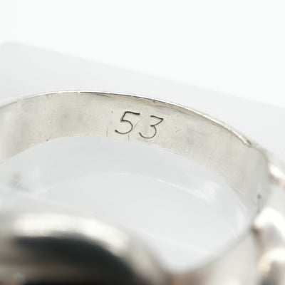 HERMES Hermes Torsade Torsade Ring 925 Silver Antique Rare Silver Holemark
