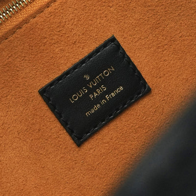 LOUIS VUITTON 내 측면 MM 내 측면 MM 가방 토트 백 숄더 가방 가죽 블랙 골드 하드웨어 2 방향 핸드백