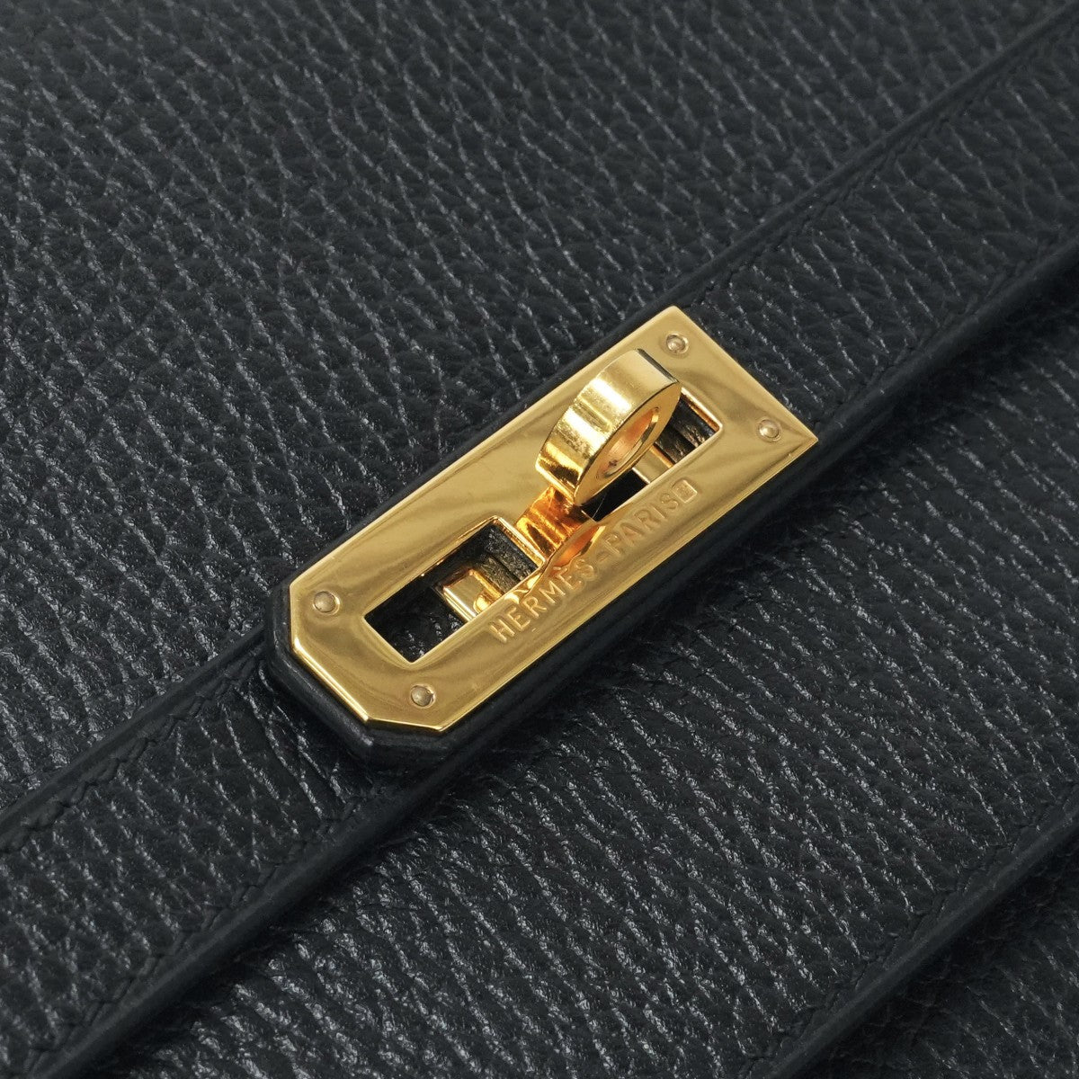 HERMES 헤르메스 KellyDepeche 38 KellyDepeche 38 가방 비즈니스 가방 서류 가방 Ardennes 누아어 블랙 골드 하드웨어 짧은 가방