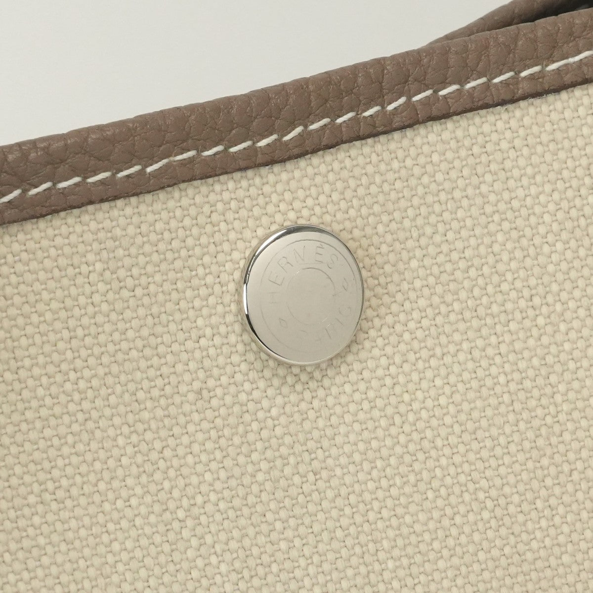 エルメス HERMES ガーデンパーティPM ガーデンパーティ PM ガーデンパーティ36 ガーデンパーティー バッグ トートバッグ トワルミリタリー カントリー エトゥープ グレー シルバー金具