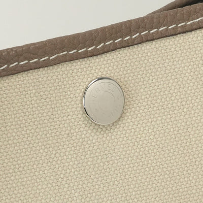 エルメス HERMES ガーデンパーティPM ガーデンパーティ PM ガーデンパーティ36 ガーデンパーティー バッグ トートバッグ トワルミリタリー カントリー エトゥープ グレー シルバー金具