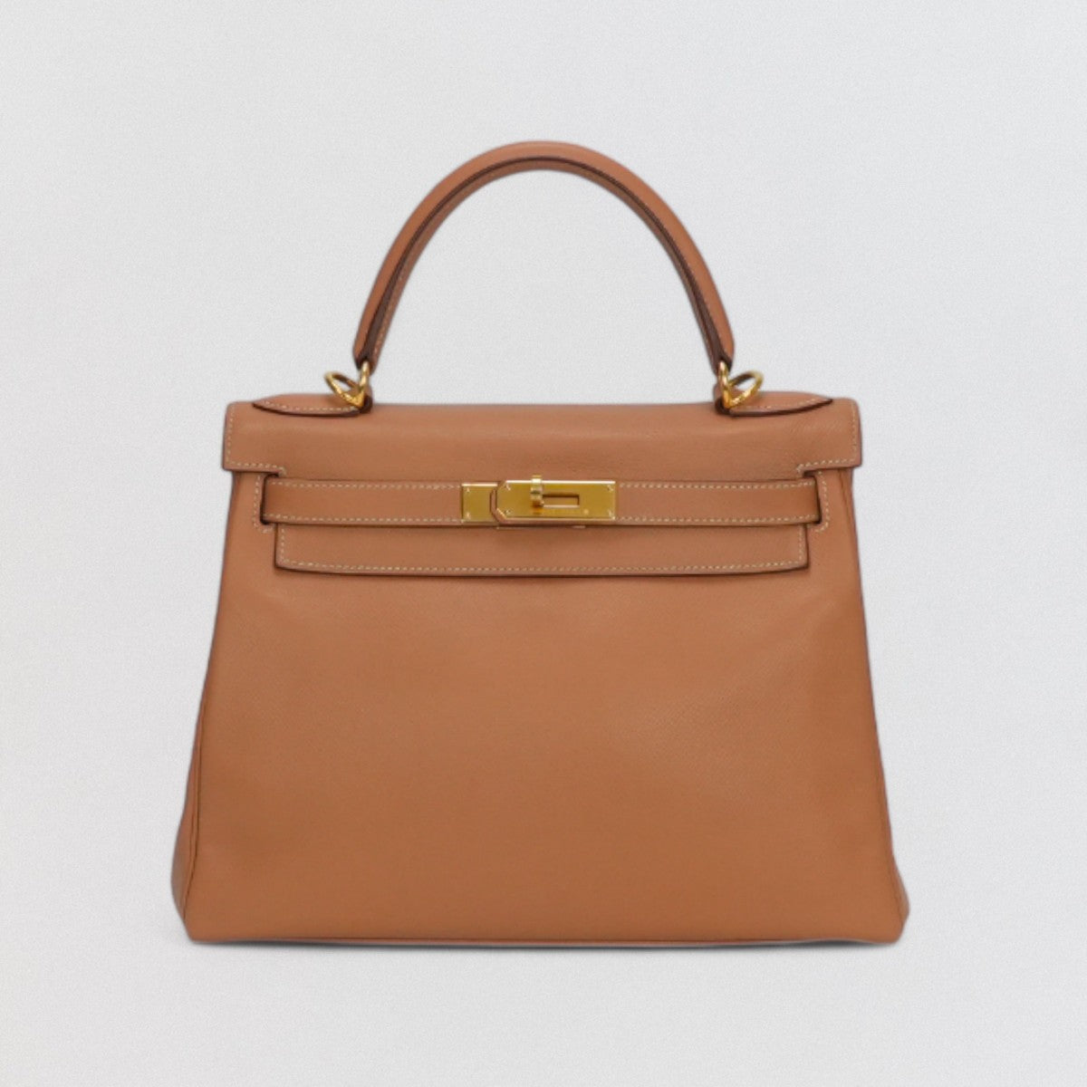 エルメス HERMES ケリー28 ケリー 28 バッグ トートバッグ ショルダーバッグ クシュベル ナチュラル Natural ブラウン Brown 茶 ゴールド金具 ハンドバッグ 内縫い