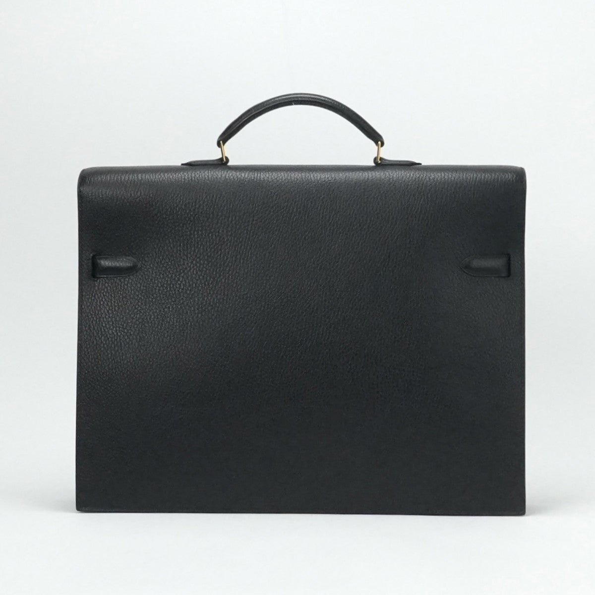 HERMES HERMES KellyDepeche 38 KellyDepeche 38 Bag Business Bag Briefcase Ardennes Noir Black Gold Hardware Brief Bag