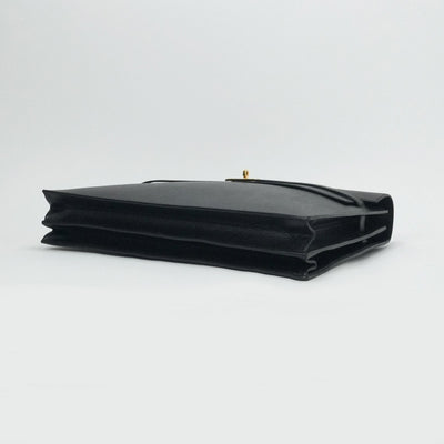 HERMES HERMES KellyDepeche 38 KellyDepeche 38 Bag Business Bag Briefcase Ardennes Noir Black Gold Hardware Brief Bag