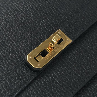 HERMES HERMES KellyDepeche 38 KellyDepeche 38 Bag Business Bag Briefcase Ardennes Noir Black Gold Hardware Brief Bag