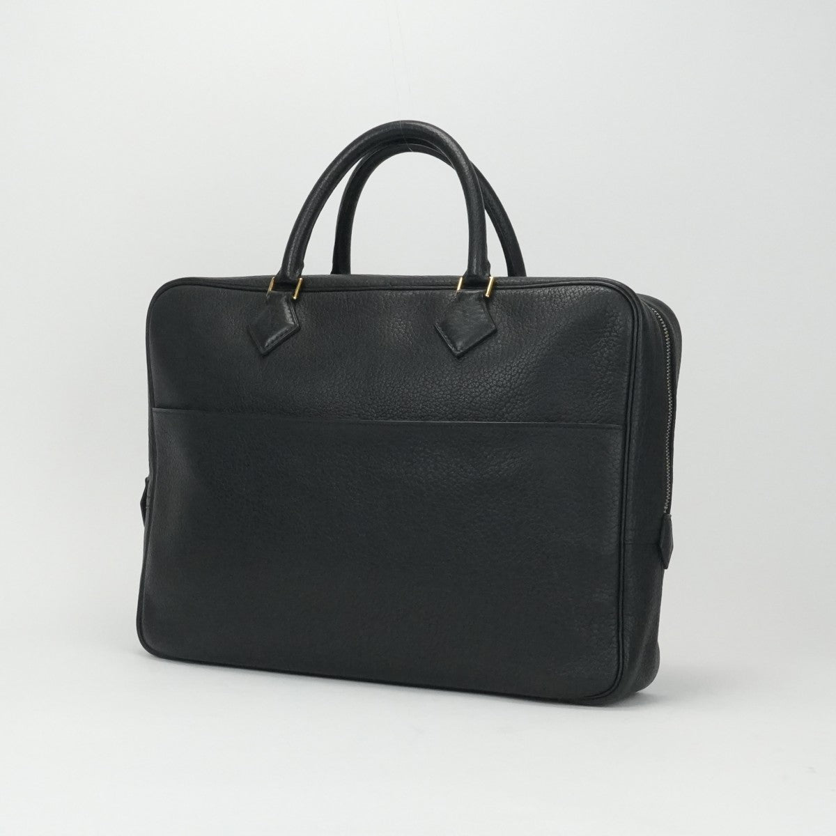 エルメス HERMES プリュムドッグ38 プリュムドッグ 38 バッグ トートバッグ フィヨルド ノワール ブラック 黒 ゴールド金具