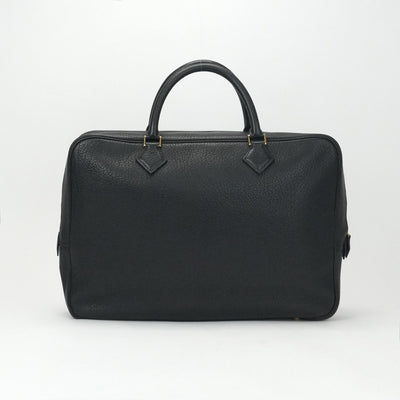 エルメス HERMES プリュムドッグ38 プリュムドッグ 38 バッグ トートバッグ フィヨルド ノワール ブラック 黒 ゴールド金具