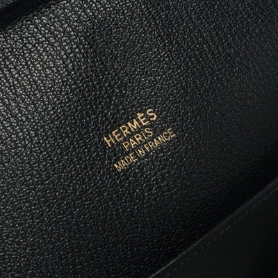 エルメス HERMES プリュムドッグ38 プリュムドッグ 38 バッグ トートバッグ フィヨルド ノワール ブラック 黒 ゴールド金具
