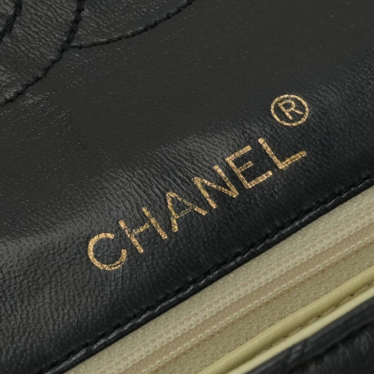 CHANEL CHANEL Bicolore Bag Shoulder Bag Lambskin Black Gold Hardware Chain Shoulder Bag Coco Mark Turnlock