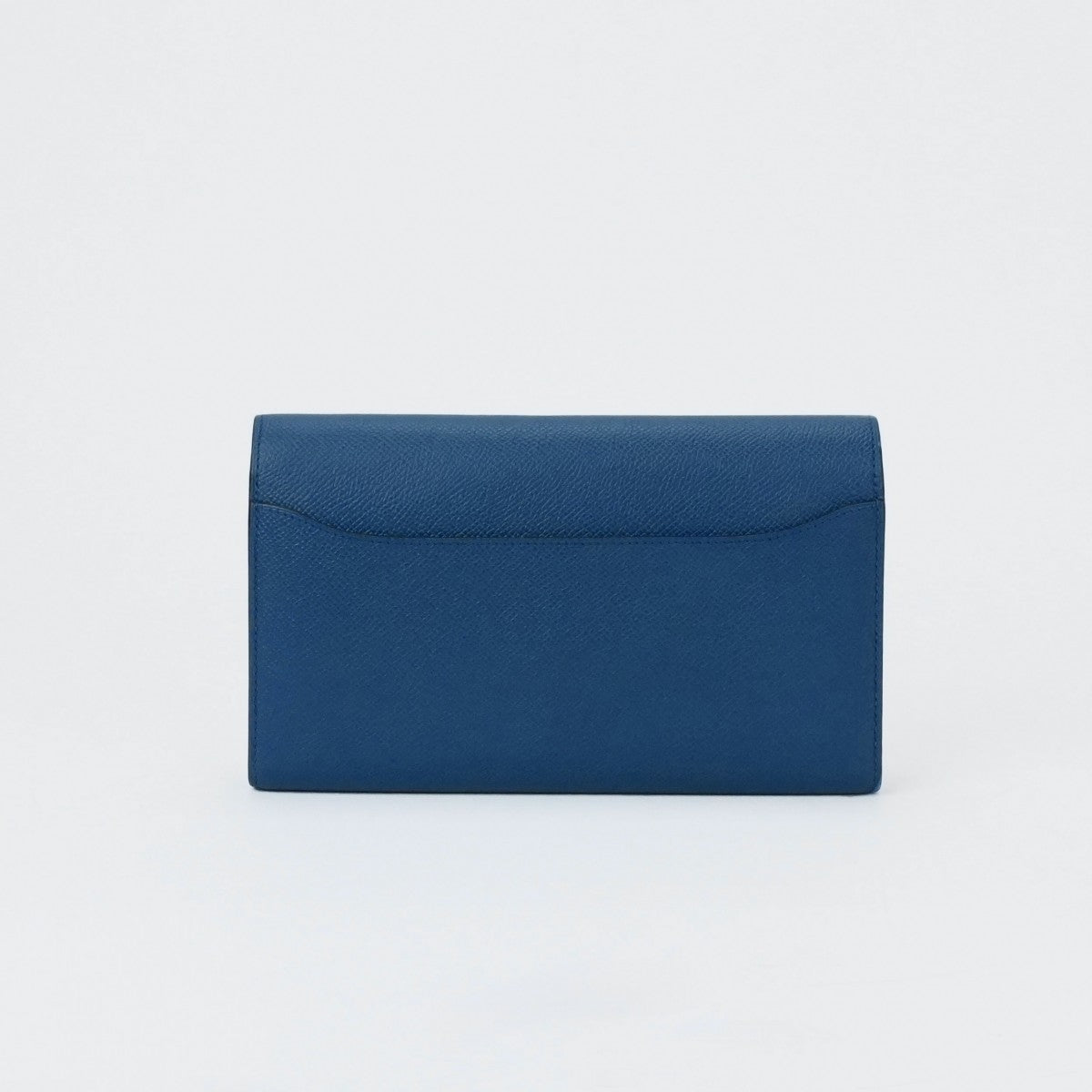 HERMES 爱马仕 Constance long Constance long 钱包长钱包Epson Blutonpet蓝色银色金属配件Vaugh Epson