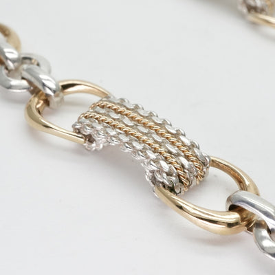 HERMES HERMES Sangurudu Sangrudu Necklace Pendant Choker 750/925 Gold Antique Rare Silver Gold