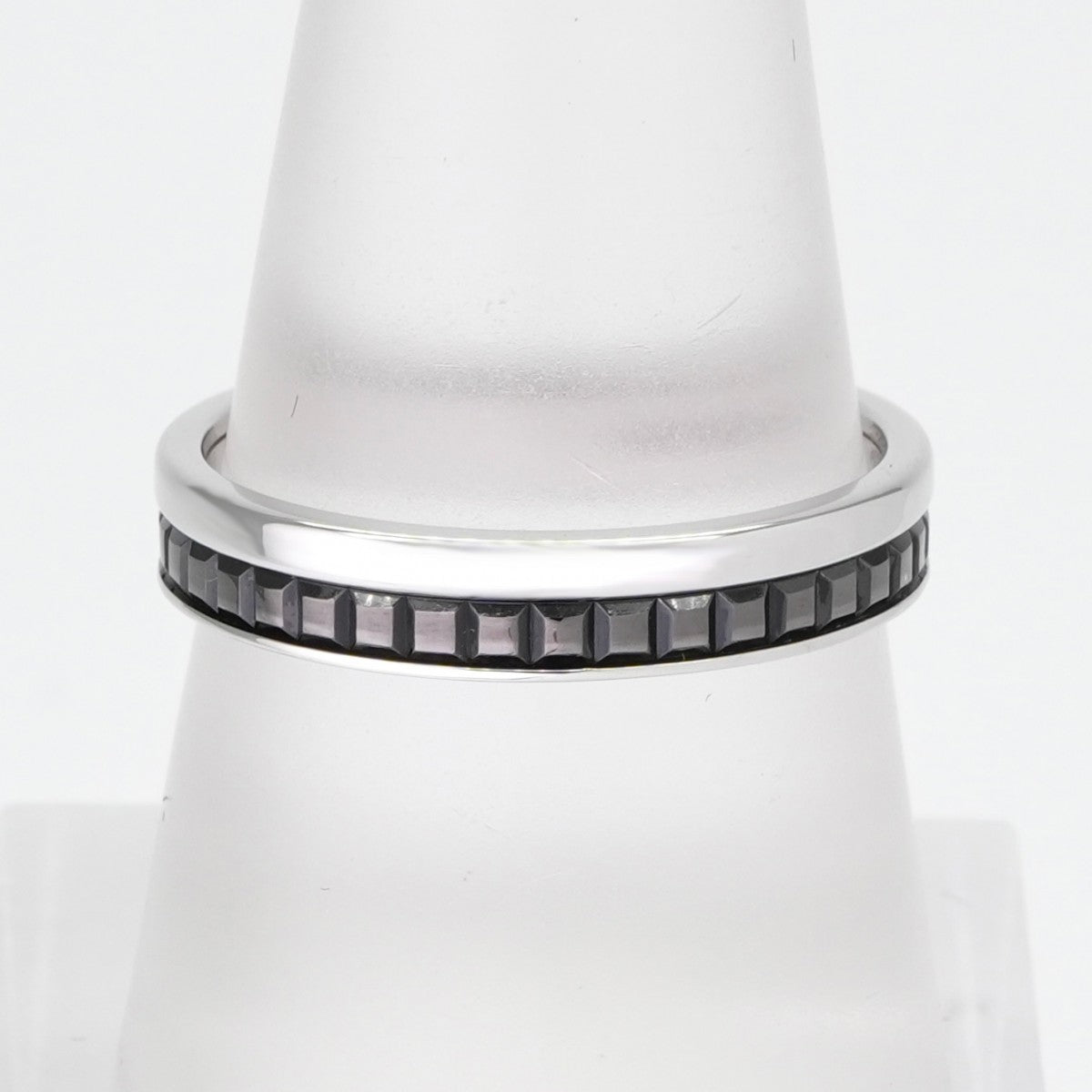 BOUCHERON Boucheron牛黑环半牛黑 Quatre ring Quatre黑色版戒指750WG黑色白金