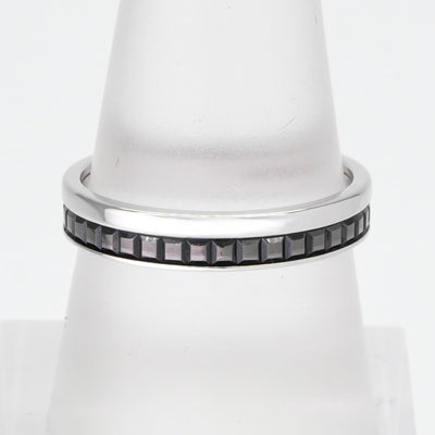 BOUCHERON Boucheron牛黑环半牛黑 Quatre ring Quatre黑色版戒指750WG黑色白金