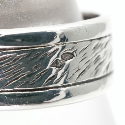 HERMES 爱马仕戒指750/925银色古董稀有银