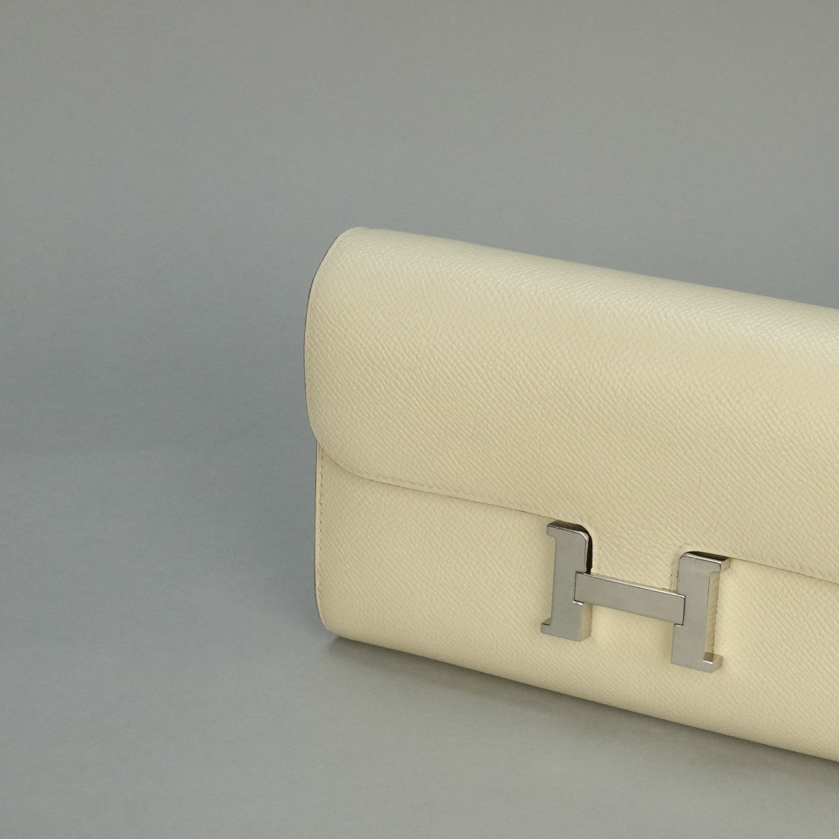 HERMES HERMES Constance long to go Constance long to go Wallet Long Wallet Epson Nata Beige Silver Metal Fittings Vaugh Epson