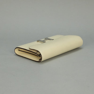 HERMES HERMES Constance long to go Constance long to go Wallet Long Wallet Epson Nata Beige Silver Metal Fittings Vaugh Epson